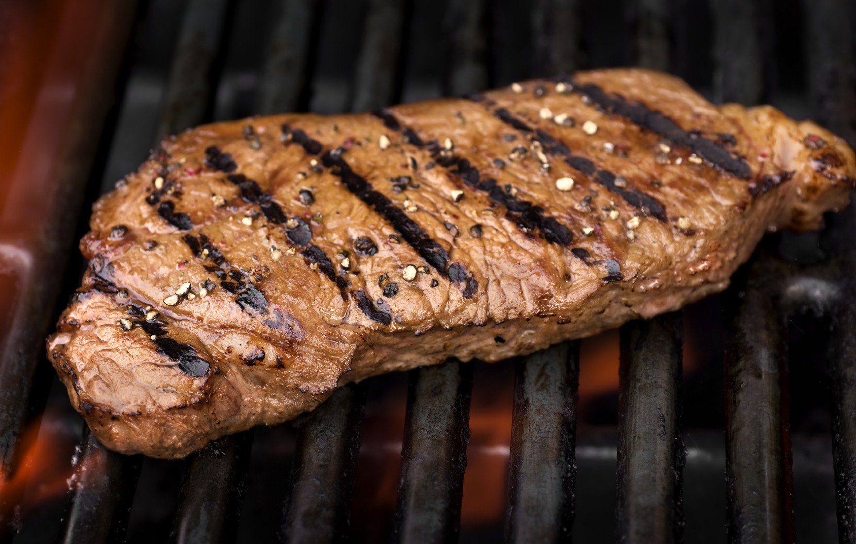 Grilled ny strip steak