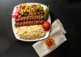 Lamb Lula Kebab Plate 