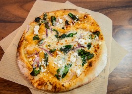 Fresh Spinach Pizza