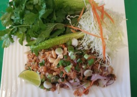 Nam Khao – Lao Salad Wrap