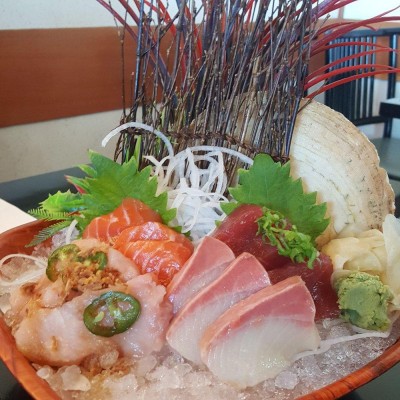 Sashimi Platter B (12 Pcs with Sushi Rice)