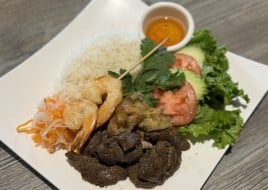 Combo (Pork, Chicken and Shrimp) Rice