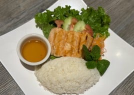 Grilled Salmon Rice