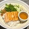 Grilled Salmon Noodle Salad