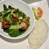 Chinese Broccoli with Crispy Pork (Served with Rice)