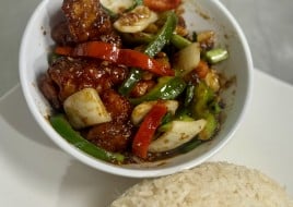 Spicy Crispy Chicken (Served with Rice)