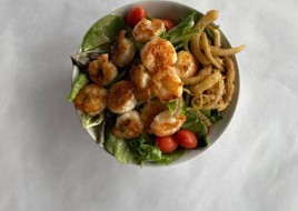 Wally's Grilled Shrimp over Mixed Greens