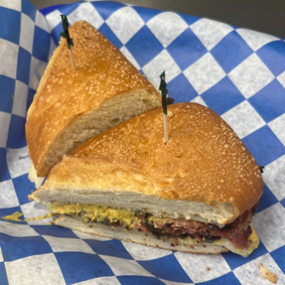 Hot Pastrami Sandwich