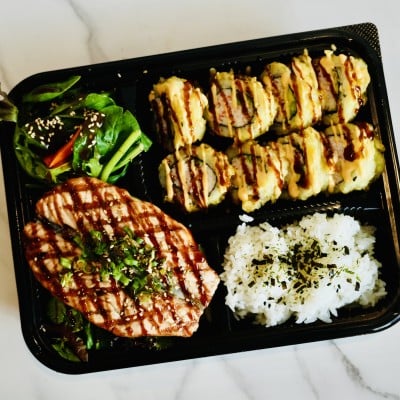 Salmon Teriyaki Bento Box Special