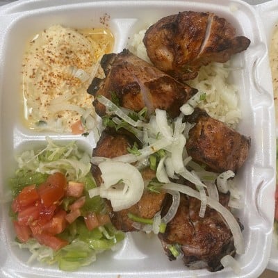 Pork Kabob Plate