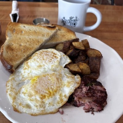 Corned Beef Hash & Eggs