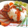 Red BBQ Pork with rice