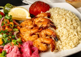 Grilled Shrimp Plate 