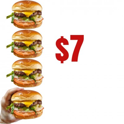 $7 Cheese Burger