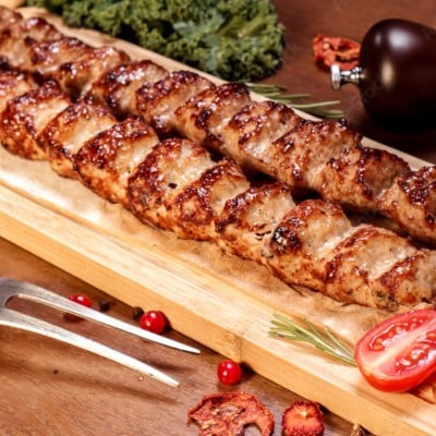 Chicken Shish Kabab Combination Plate