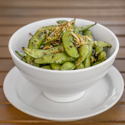 Garlic Edamame