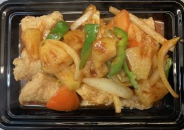 Sweet and sour crispy fish 