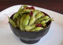 Spicy Galic Edamame