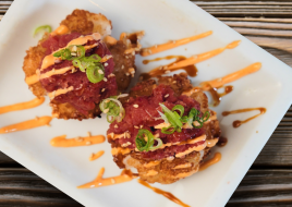 Spicy tuna on Crispy rice