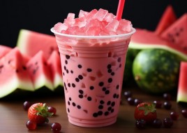 Watermelon Bubble Tea