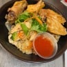 House Fried Rice With Chicken Wings