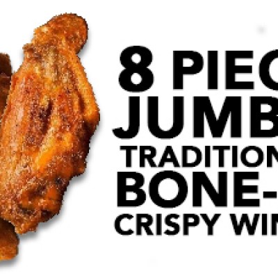 BONE-IN Wings (8 PCS)