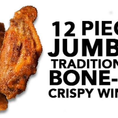 BONE-IN Wings (12 PCS)