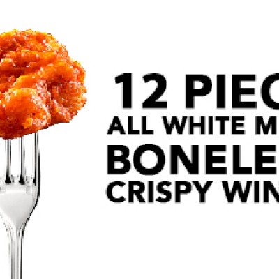 BONELESS Wings (12 PCS)