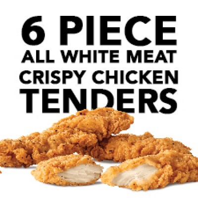 6 Pieces Crispy Jumbo Juicy Tenders