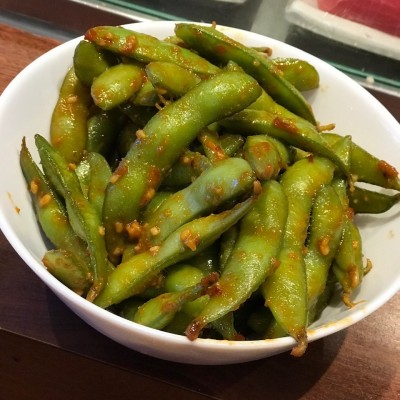 Garlic Edamame