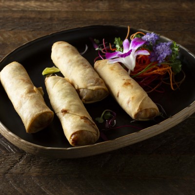 VEGGIE EGG ROLLS (4 ROLLS)