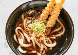 Shrimp tempura Udon