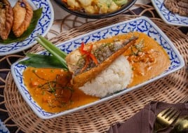 Branzino Curry Over Rice