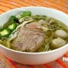 Pho with Rare Steak and Beef Ball