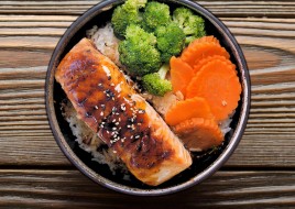 SALMON TERIYAKI BOWL