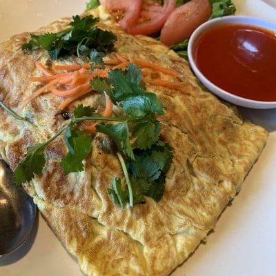 Thai Omlette with Ground Meat