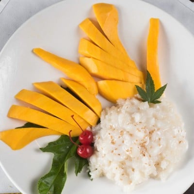 Sweet Rice with Mango