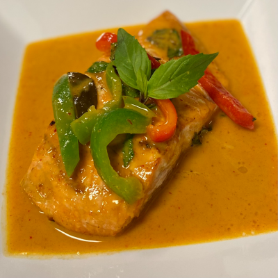 Salmon Panang Curry