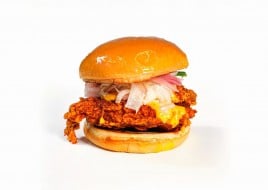 Holdaak Spicy Chicken Sandwich with Daikon Coleslaw