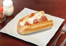 Meatball Parmesan Sandwich