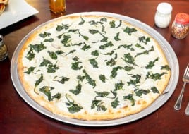 Fresh Spinach White Pizza