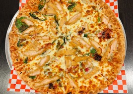 Chicken Alfredo Pizza