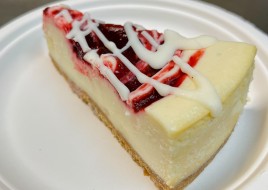 White Chocolate Raspberry Cheesecake