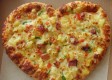 Small Heart Shaped Pizza