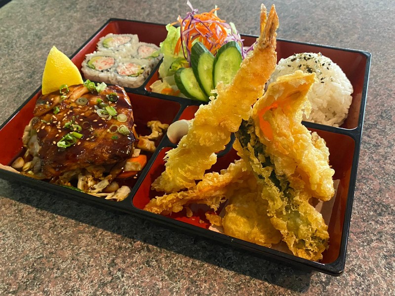 Teriyaki Smoked Mackerel Bento Bowl