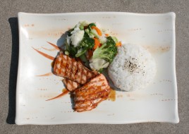 44. Salmon Teriyaki Plate