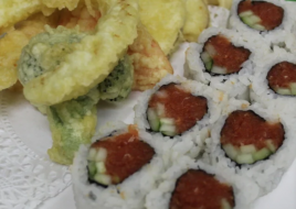 93B. Tempura and Spicy Tuna Roll Combo