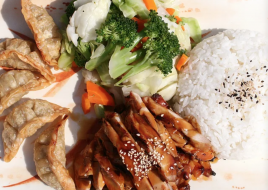 36. Chicken and Gyoza Teriyaki Plate