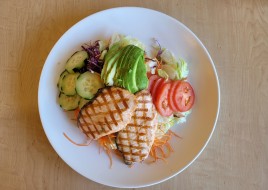 7. Grilled Salmon Salad