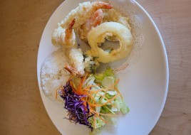 20. Shrimp and Veggie Tempura Plate